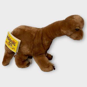 Vintage 1980 Dakin Brown Brontosaurus Dinosaur Prehistoric Pets Plush T…